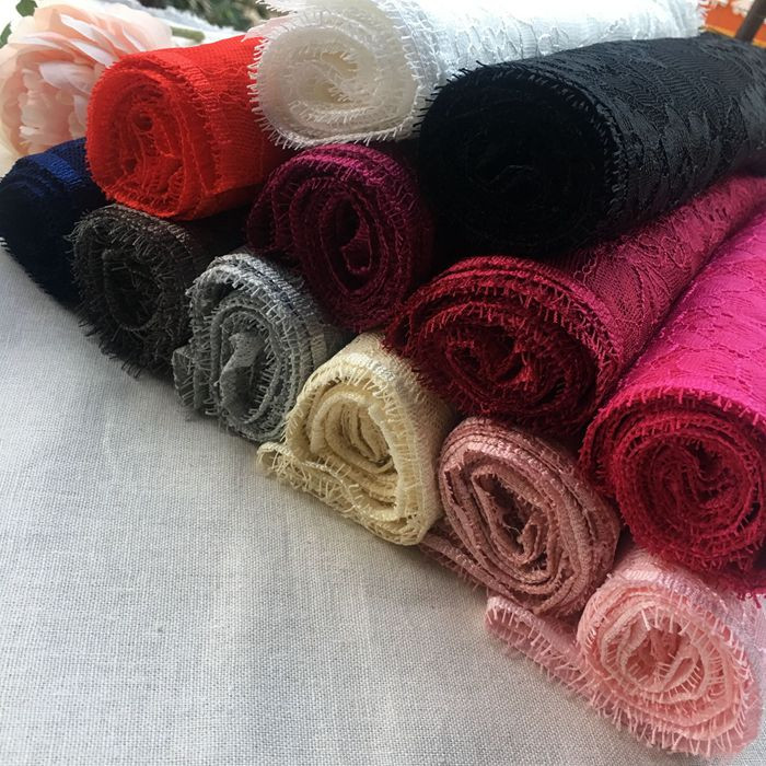 6 μέτρα/παρτίδα πλάτος 27 εκ. Βλεφαρίδες δαντέλα τελειώματα λουλούδι Μονόπλευρο κυματιστό ύφασμα δαντέλας χειροποίητα diy αξεσουάρ ρούχων