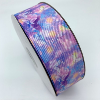 5 meetrit / partii 25 mm 38 mm grosgrain lint lillede trükkimiseks lint jõuludeks pulmakaunistuseks DIY õmbluskangas