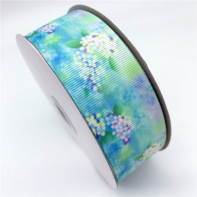 5 meetrit / partii 25 mm 38 mm grosgrain lint lillede trükkimiseks lint jõuludeks pulmakaunistuseks DIY õmbluskangas