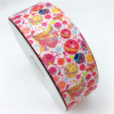 5 meetrit / partii 25 mm 38 mm grosgrain lint lillede trükkimiseks lint jõuludeks pulmakaunistuseks DIY õmbluskangas