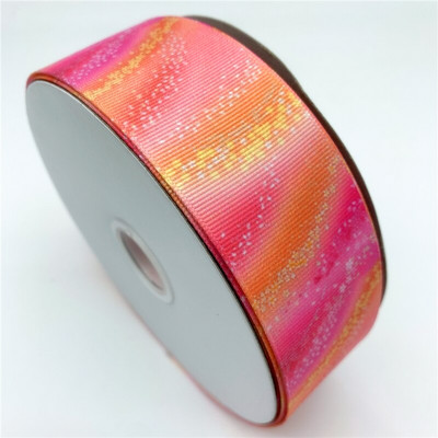 5 meetrit / partii 25 mm 38 mm grosgrain lint lillede trükkimiseks lint jõuludeks pulmakaunistuseks DIY õmbluskangas