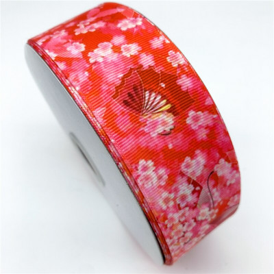 5 meetrit / partii 25 mm 38 mm grosgrain lint lillede trükkimiseks lint jõuludeks pulmakaunistuseks DIY õmbluskangas