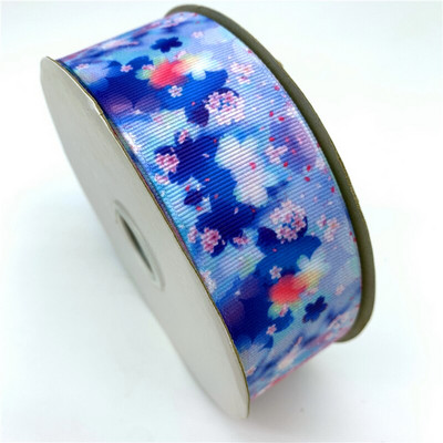 5 meetrit / partii 25 mm 38 mm grosgrain lint lillede trükkimiseks lint jõuludeks pulmakaunistuseks DIY õmbluskangas