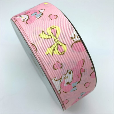 5 meetrit / partii 25 mm 38 mm grosgrain lint lillede trükkimiseks lint jõuludeks pulmakaunistuseks DIY õmbluskangas