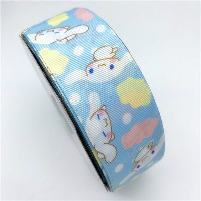 5 meetrit / partii 25 mm 38 mm grosgrain lint lillede trükkimiseks lint jõuludeks pulmakaunistuseks DIY õmbluskangas