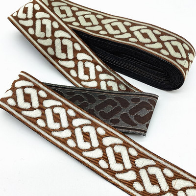 3 jarda Etnički vez Čipkana vrpca Boho čipkasti ukrasi DIY torba za odjeću Dodaci Vezena tkanina #50-60