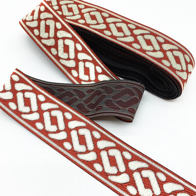 3 jarda Etnički vez Čipkana vrpca Boho čipkasti ukrasi DIY torba za odjeću Dodaci Vezena tkanina #50-60