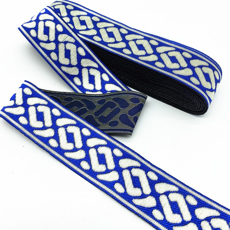 3 jarda Etnički vez Čipkana vrpca Boho čipkasti ukrasi DIY torba za odjeću Dodaci Vezena tkanina #50-60