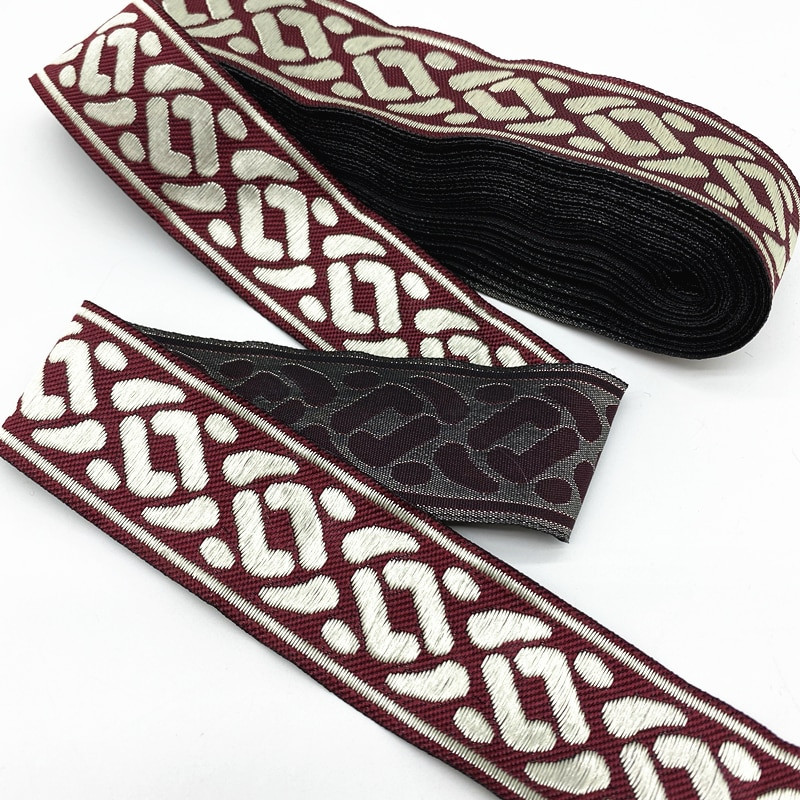 3 jarda Etnički vez Čipkana vrpca Boho čipkasti ukrasi DIY torba za odjeću Dodaci Vezena tkanina #50-60