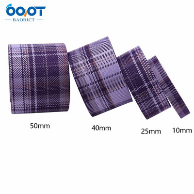 Παχύ υφασμάτινο κορδέλα διπλής όψης Lattice 5 Yards 211105-1 40mm DIY Crafts Hairclip Apparel and Sewing Decorations