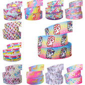 1" 25MM Rainbow Unicorn otisnuta životinjska grosgrain vrpca Ukrasne vrpce za svadbene zabave DIY mašne za kosu Ručno izrađeni dodaci
