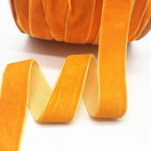 Nouă panglică de catifea portocalie de 6 mm--38 mm, panglică lucrată manual pentru nuntă, ambalaj pentru cadou, fundă de păr, decorare pentru petreceri, bricolaj, panglică de Crăciun