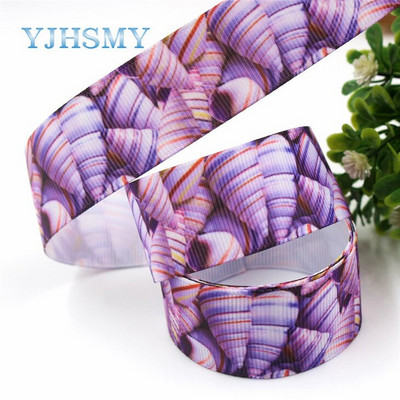 YJHSMY G-18925-1198,25 mm,5 jardi Ookeani seeria merikarp Paelad Termoülekanne Trükitud grosgrain, DIY Rõivamanused