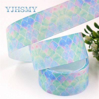YJHSMY G-18925-1198,25 mm,5 jardi Ookeani seeria merikarp Paelad Termoülekanne Trükitud grosgrain, DIY Rõivamanused