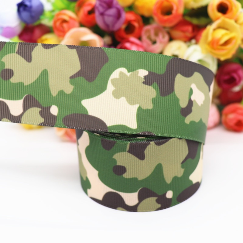 10 jardi 1,5'' 38MM kamuflažne/leopard printane grosgrain vrpce za mašne za kosu DIY ručno rađeni materijali Y19090601