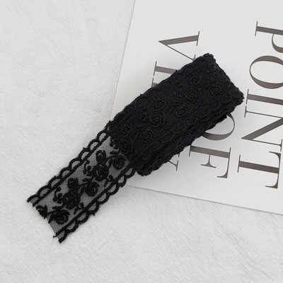 35 MM 1 metar 3D cvjetna vrpca Vez od čipkane tkanine Ručno izrađena mašna Dodaci za kosu DIY čipka za ručni rad g258