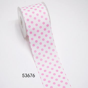 DIY Cartoon Dot Printed Grosgrain Ribbon For Craft Supplies Αξεσουάρ ραπτικής 5 Yards. 51628