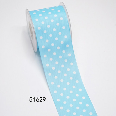 DIY Cartoon Dot Printed Grosgrain Ribbon For Craft Supplies Αξεσουάρ ραπτικής 5 Yards. 51628