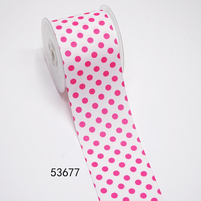 DIY Cartoon Dot Printed Grosgrain Ribbon For Craft Supplies Αξεσουάρ ραπτικής 5 Yards. 51628