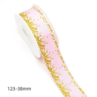 1,5" 38mm Silver Dots Foil Rainbow Printed Grosgrain Κορδέλα για φιόγκους μαλλιών DIY Crafts Χειροποίητα αξεσουάρ. H2204140