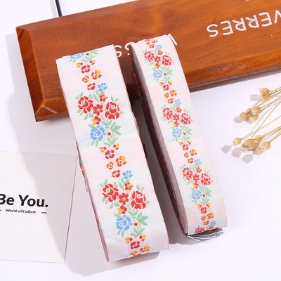 10 YARD 50mm Ή 33mm Flower Vintage Ethnic Κορδέλα Κεντήματος Boho Lace Trim DIY Αξεσουάρ τσάντας ρούχων Κεντημένο ύφασμα