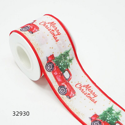 10 yards Wired Edge Line Panglică de decor de Crăciun Panglică de zăbrele de cânepă imitație de epocă pentru bricolaj Artizanat Arcă Ambalaj cadou realizat manual 6684