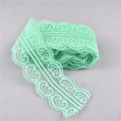 10 jardi ilus kahekordne südamekujuline pitspael näputöö 45MM pitsliist DIY Tikandkanga õmblemine Käsitöötarvikud