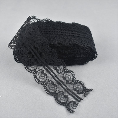 10 jardi ilus kahekordne südamekujuline pitspael näputöö 45MM pitsliist DIY Tikandkanga õmblemine Käsitöötarvikud