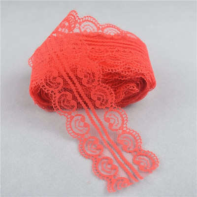 10 jardi ilus kahekordne südamekujuline pitspael näputöö 45MM pitsliist DIY Tikandkanga õmblemine Käsitöötarvikud