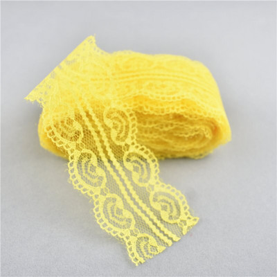 10 jardi ilus kahekordne südamekujuline pitspael näputöö 45MM pitsliist DIY Tikandkanga õmblemine Käsitöötarvikud