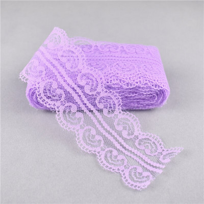 10 jardi ilus kahekordne südamekujuline pitspael näputöö 45MM pitsliist DIY Tikandkanga õmblemine Käsitöötarvikud