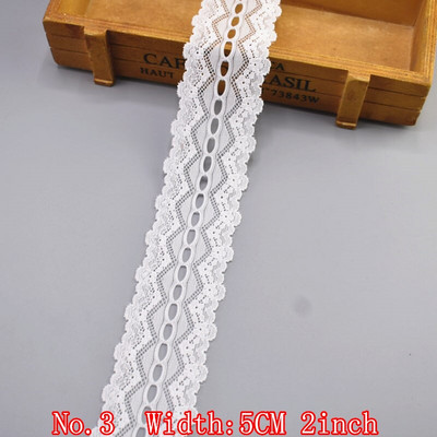 Elastična bijela čipkana vrpca Afrička čipkana tkanina Šivanje Elastičnost Vjenčanica Vjenčanica Dodaci za odjeću Vrpce s vezenom čipkom
