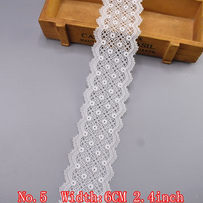 Elastična bijela čipkana vrpca Afrička čipkana tkanina Šivanje Elastičnost Vjenčanica Vjenčanica Dodaci za odjeću Vrpce s vezenom čipkom