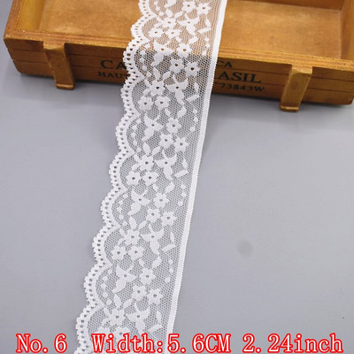 Elastična bijela čipkana vrpca Afrička čipkana tkanina Šivanje Elastičnost Vjenčanica Vjenčanica Dodaci za odjeću Vrpce s vezenom čipkom