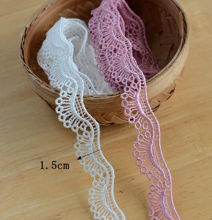 5 meetrit lillega tikitud pitsliist hall roosa elevandiluu pitslint kangast õmblemine kostüümkübara kingade kaunistuseks 1,5 cm