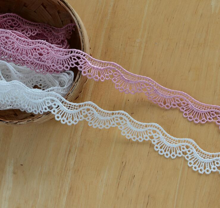 5 meetrit lillega tikitud pitsliist hall roosa elevandiluu pitslint kangast õmblemine kostüümkübara kingade kaunistuseks 1,5 cm