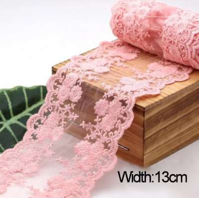 Διχτυωτό Δαντελένιο Κέντημα Χειροποίητο DIY Κεντήματα Ραπτικής Αξεσουάρ Ραπτικής Υφασμάτινη Διακόσμηση ρούχων 14Υάρδες 13cm 418