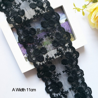 Διχτυωτό Δαντελένιο Κέντημα Χειροποίητο DIY Κεντήματα Ραπτικής Αξεσουάρ Ραπτικής Υφασμάτινη Διακόσμηση ρούχων 14Υάρδες 13cm 418