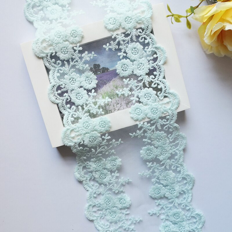 Διχτυωτό Δαντελένιο Κέντημα Χειροποίητο DIY Κεντήματα Ραπτικής Αξεσουάρ Ραπτικής Υφασμάτινη Διακόσμηση ρούχων 14Υάρδες 13cm 418