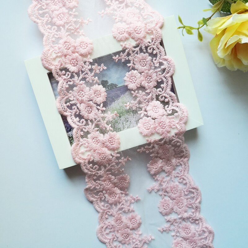 Διχτυωτό Δαντελένιο Κέντημα Χειροποίητο DIY Κεντήματα Ραπτικής Αξεσουάρ Ραπτικής Υφασμάτινη Διακόσμηση ρούχων 14Υάρδες 13cm 418