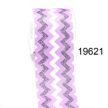 DIY Cartoon Stripes And Grids Printed Grosgrain Ribbon For Craft Supplies Αξεσουάρ ραπτικής 5 Yards. 19621