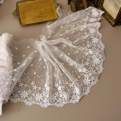 1 yarda 26 CM lățime tul brodat plasă dantelă țesătură pentru franjuri petrecere rochii de mireasă artizanat accesorii de cusut accesorii africane