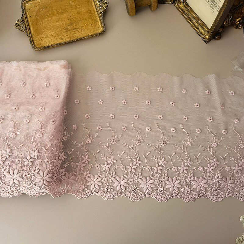 1 yarda 26 CM lățime tul brodat plasă dantelă țesătură pentru franjuri petrecere rochii de mireasă artizanat accesorii de cusut accesorii africane