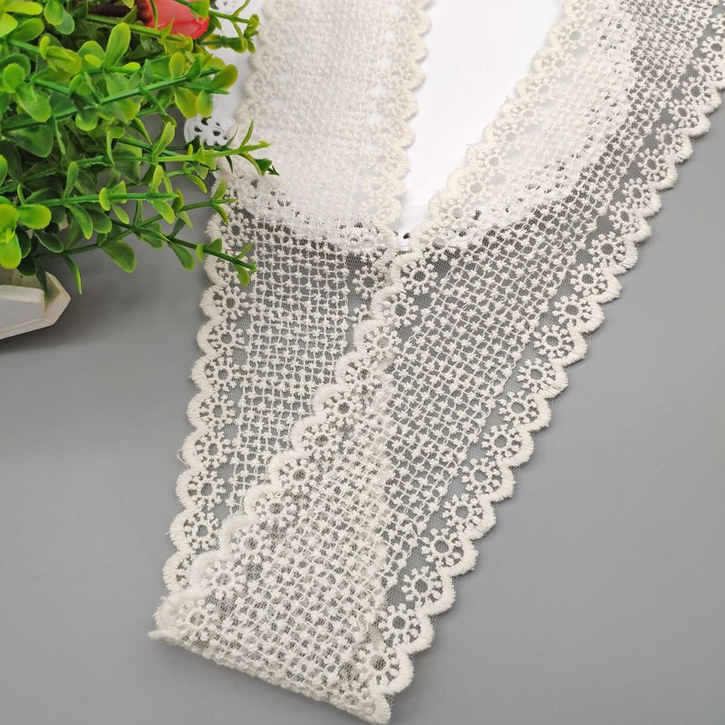 1-meetrine õõnes päikeseline lilltikandid puuvillane pitslint 6,5 cm lai DIY rõivaste õmblemine ja kangas käsitsi valmistatud käsitöö pitslint