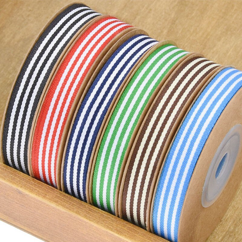 10 jardi Vrpca od 10 mm Kutija za darove Pakiranje Vjenčanje Zabava Božić Ručno izrađena mašna Dodatak za kosu Dekoracija buketa za tortu