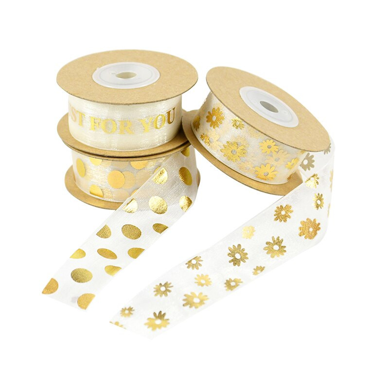 10m 20mm Just teie jaoks pael karikakra/ südamepulma organza lint sünnipäevaks Sõbrapäevaks Lilled Kingitused Pakkimine Kaunistus Käsitöö