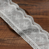 1 jard valge puuvillane pitskangas veneetsia pitsist rõivaste tikandid kaunistused ja pitsi õmblemine Tehnoloogia