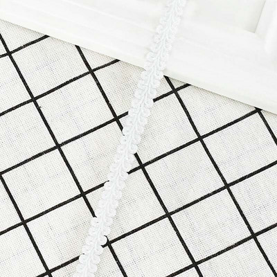 Κορδέλα 5 Yards Lace Trim Κορδέλα Σαρανταποδαρούσα Πλεκτή Δαντέλα DIY Craft Ύφασμα ραπτικής Αξεσουάρ Διακόσμηση γάμου Ύφασμα Curve δαντέλα