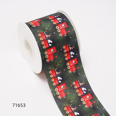 Jõulupäeva paelad Grosgrain/satiinipael, trükitud pael käsitöö kaunistamiseks 10 jardi 71568
