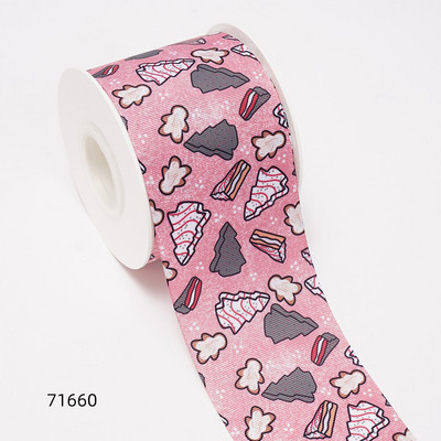 Jõulupäeva paelad Grosgrain/satiinipael, trükitud pael käsitöö kaunistamiseks 10 jardi 71568